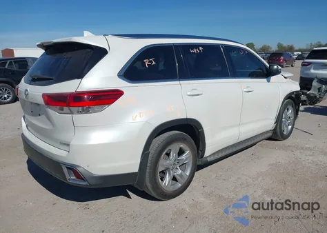 2018 Toyota Highlander Limited из США, поврежденный, VIN 5TDYZRFH0JS281323